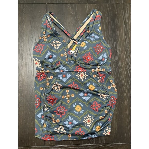 A PEA IN THE POD Maternity Tankini Swimsuit Size XS Two Piece NEW Beach Resort - Picture 8 of 15